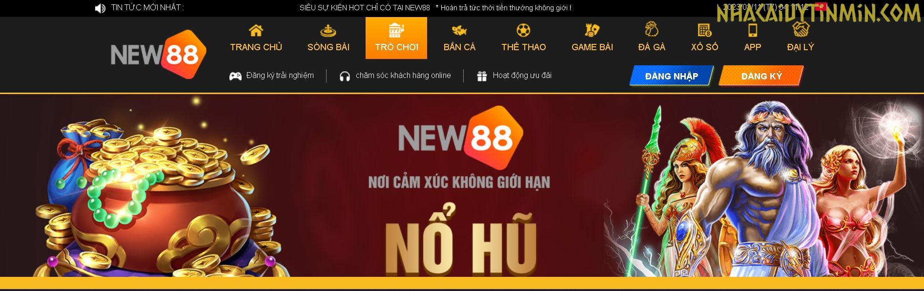New88 là một thương hiệu nhà cái cá cược Casino Online uy tín hàng đầu tại thị trường cá cược Việt Nam