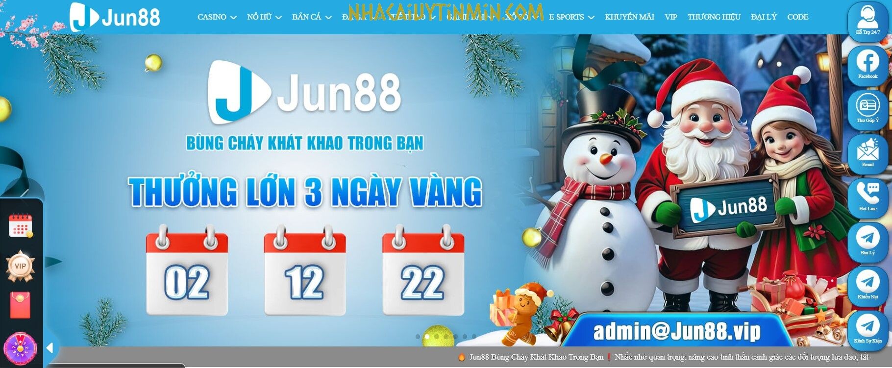 Jun88 được đánh giá là một thương hiệu nhà cái cá cược đá gà trực tuyến chất lượng hàng đầu tại Việt Nam